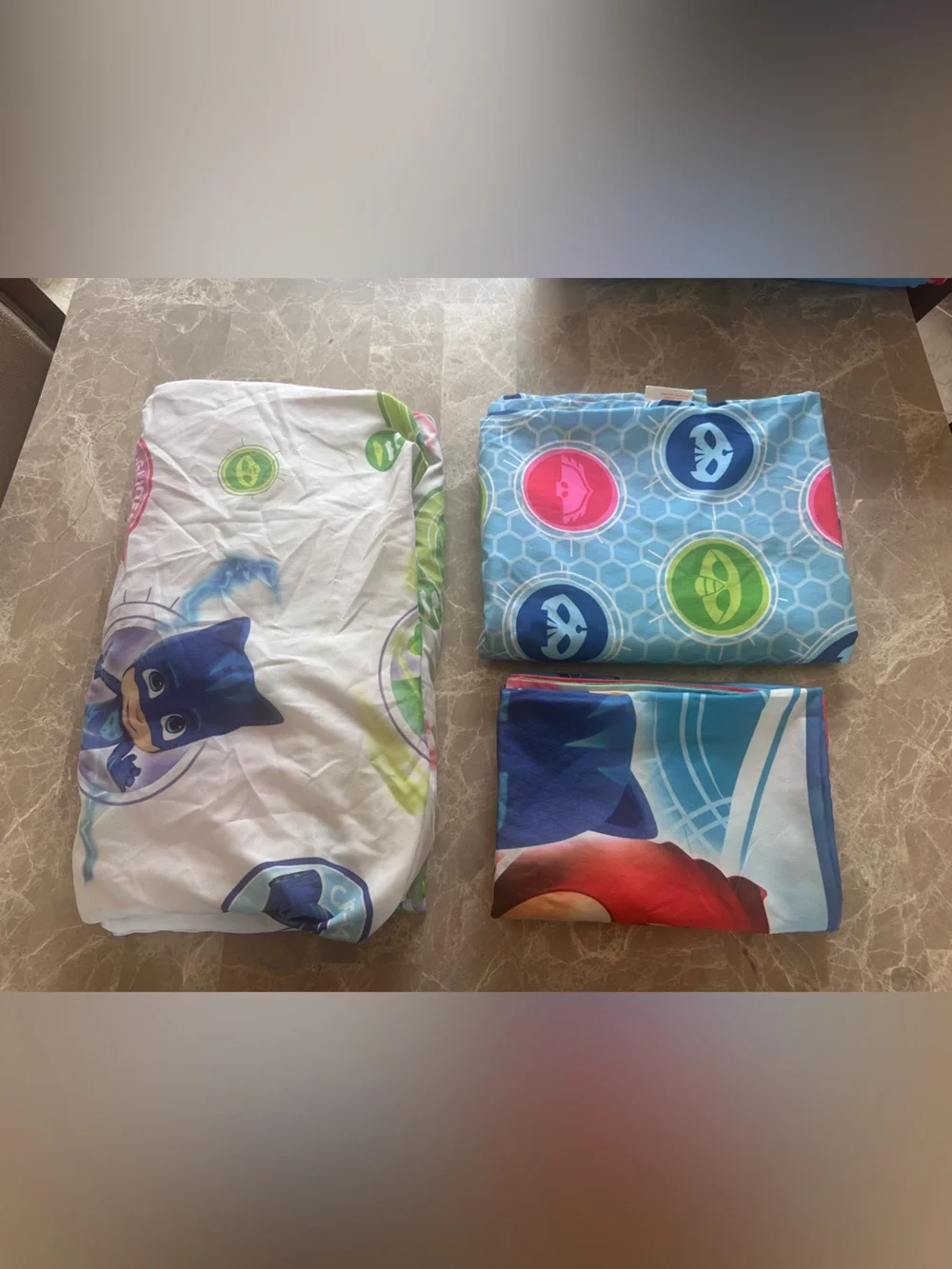 PJ Masks Full Size Bedding Set Comforter Sheets Pillowcases Kids Bedding